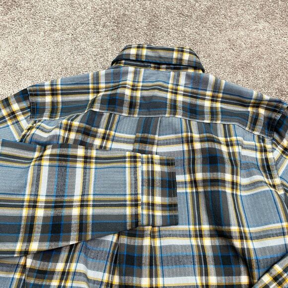 Eddie Bauer Classic Fit Flannel Shirt Men Medium Multi Plaid Casual Outdoor NWOT - Picture 3 of 13